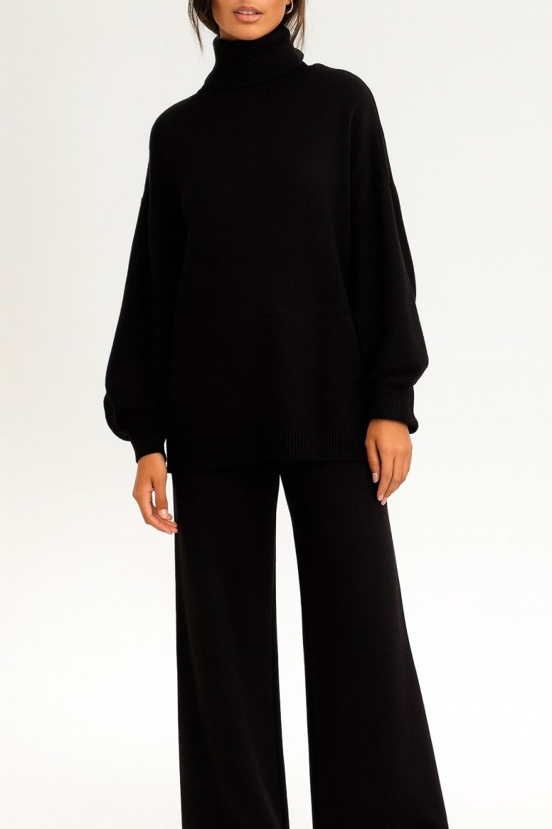 Ensemble haut à col roulé et pantalon Harper