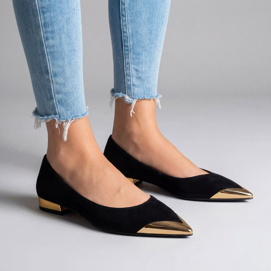 BALLERINES PLATES REBBECCA GOLD-POINT