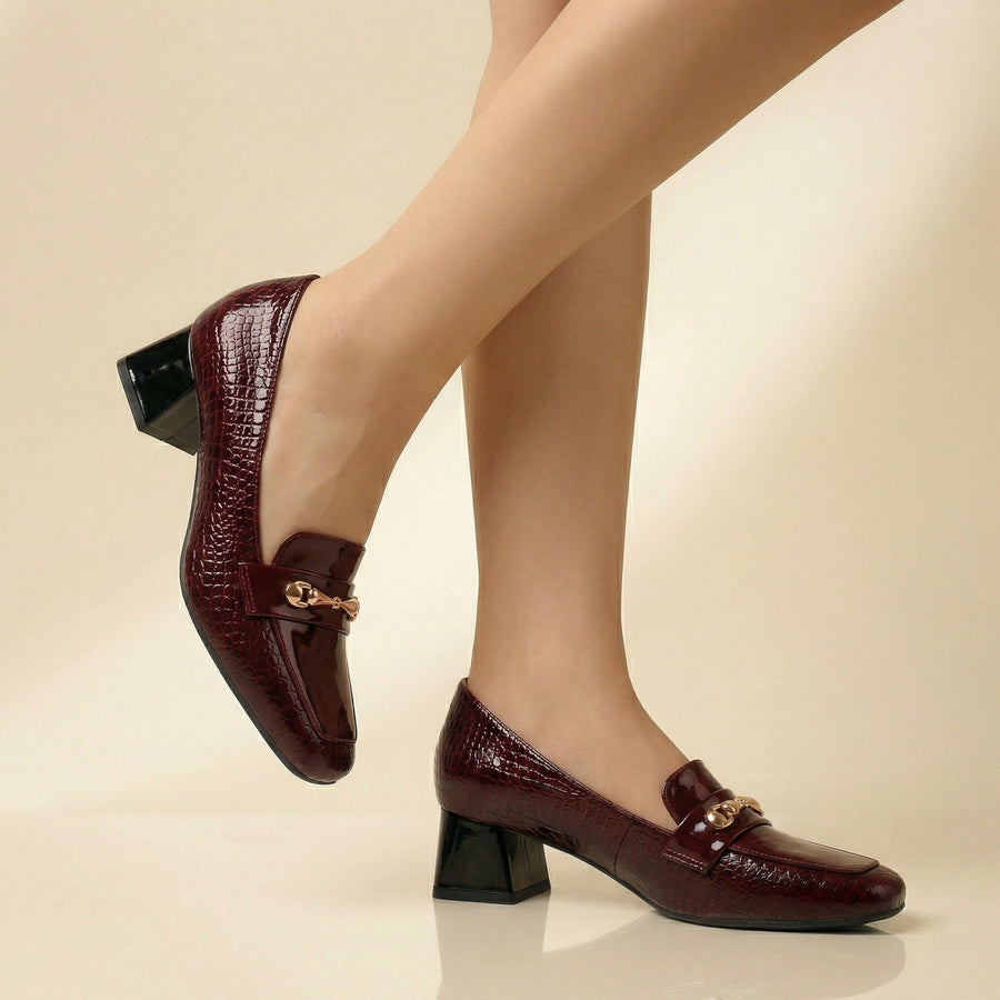Lucia Milano Loafer Heel