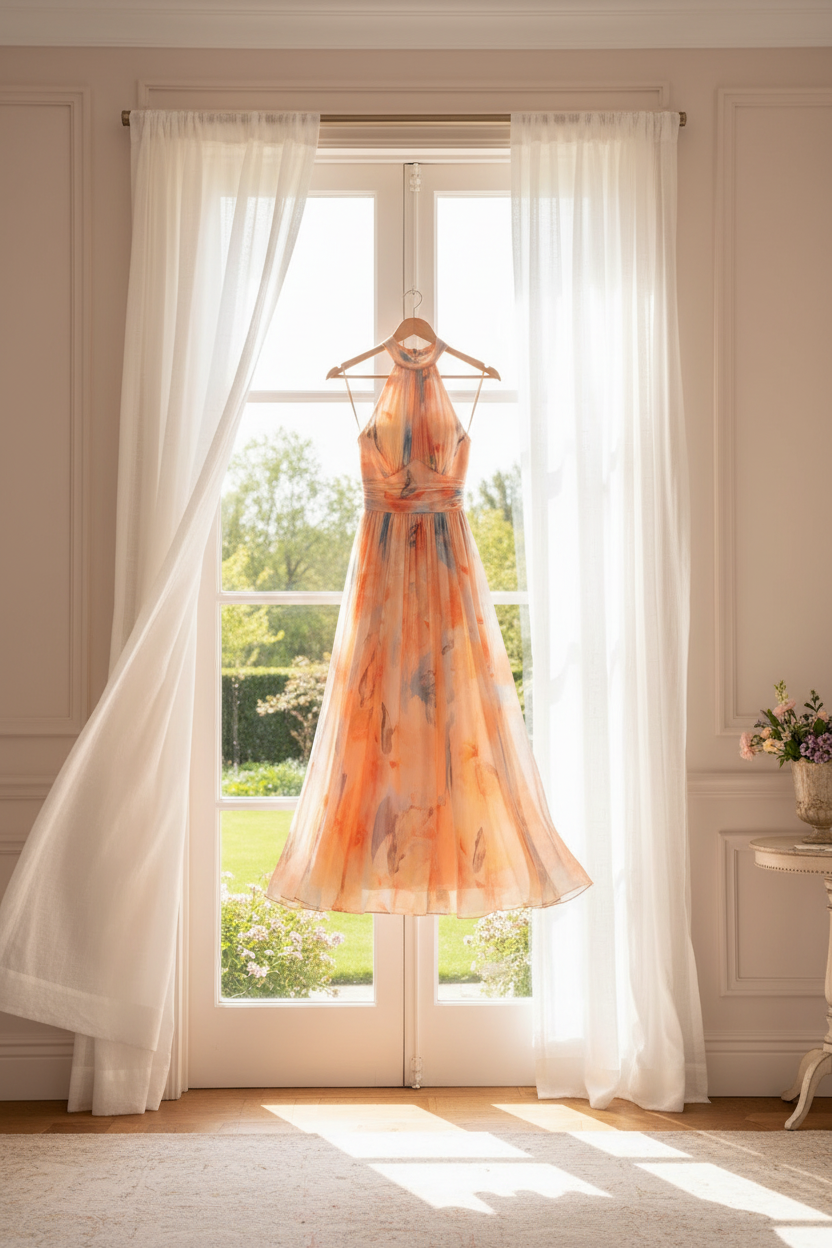 Esther™ | Robe Col Halter