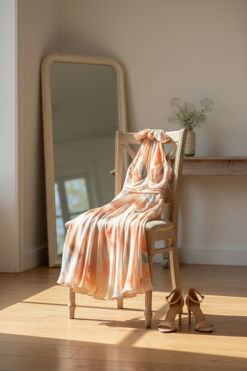 Esther™ | Robe Col Halter