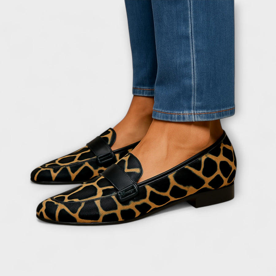 Mocassins léopard élégants pour un charme intemporel