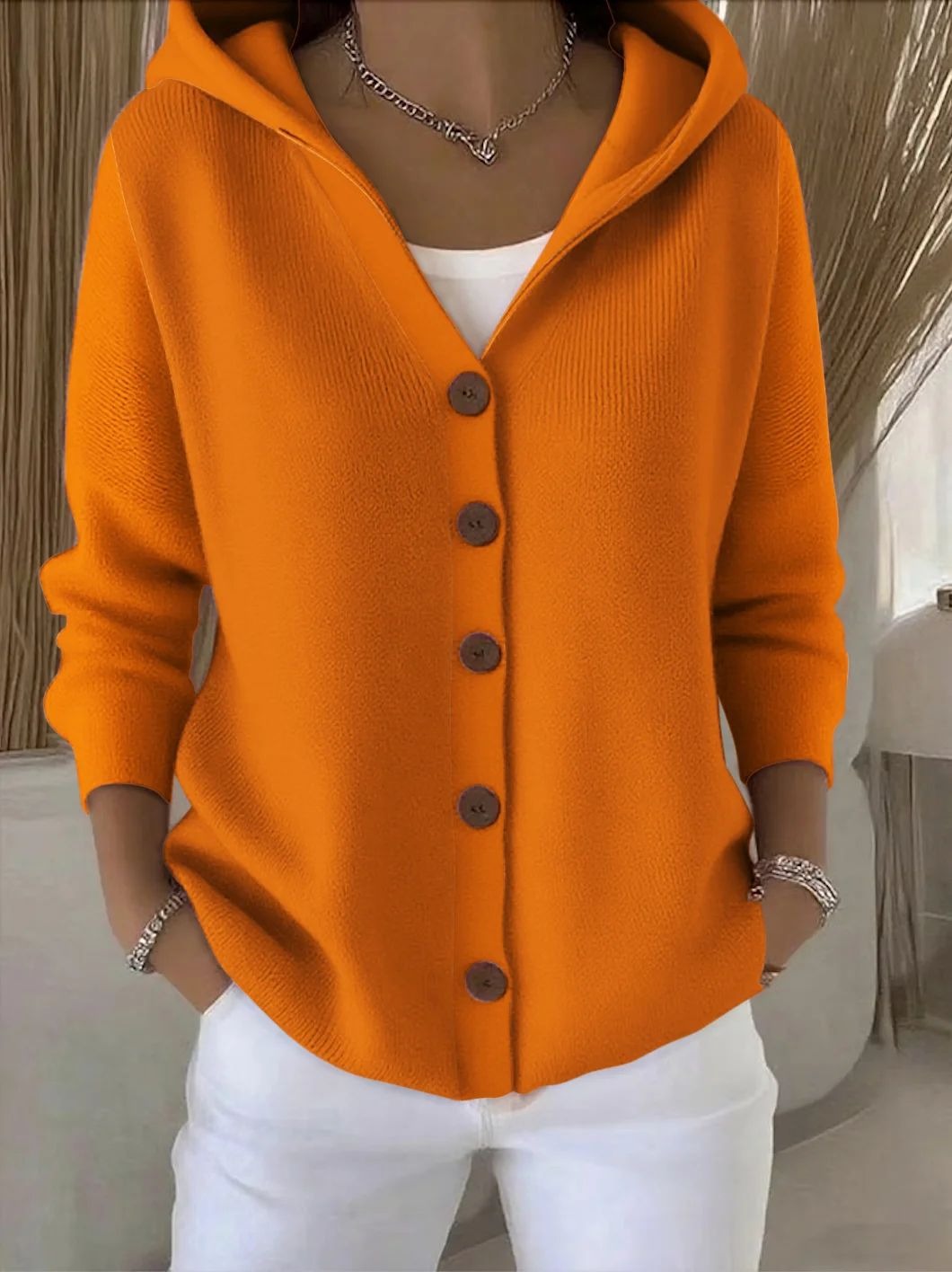 Flora™ | Elegant Long Sleeve Cardigan