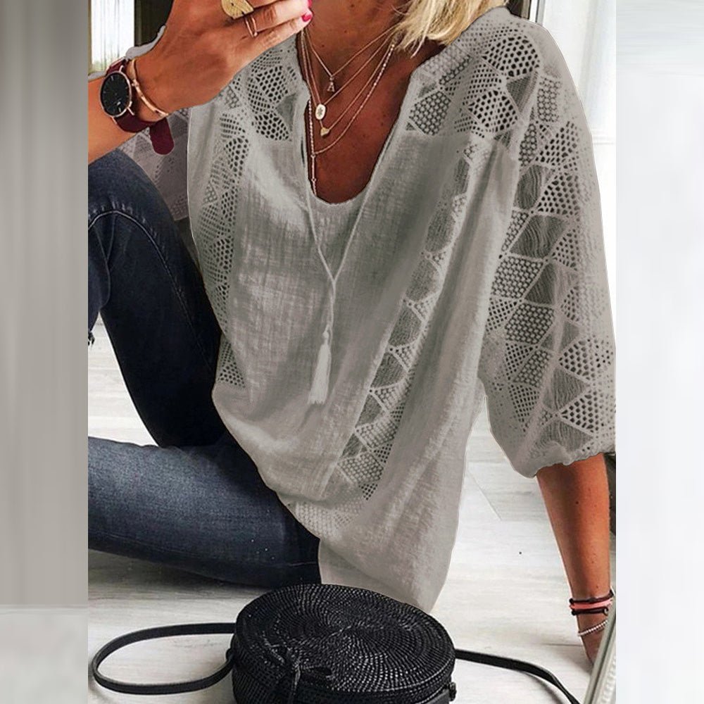 Harper| Blusa de Algodón Fresca