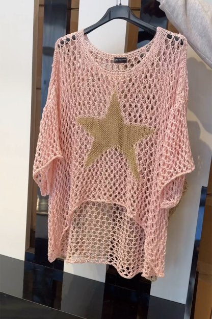 Larissa | Elegantní pletený svetr s hvězdou