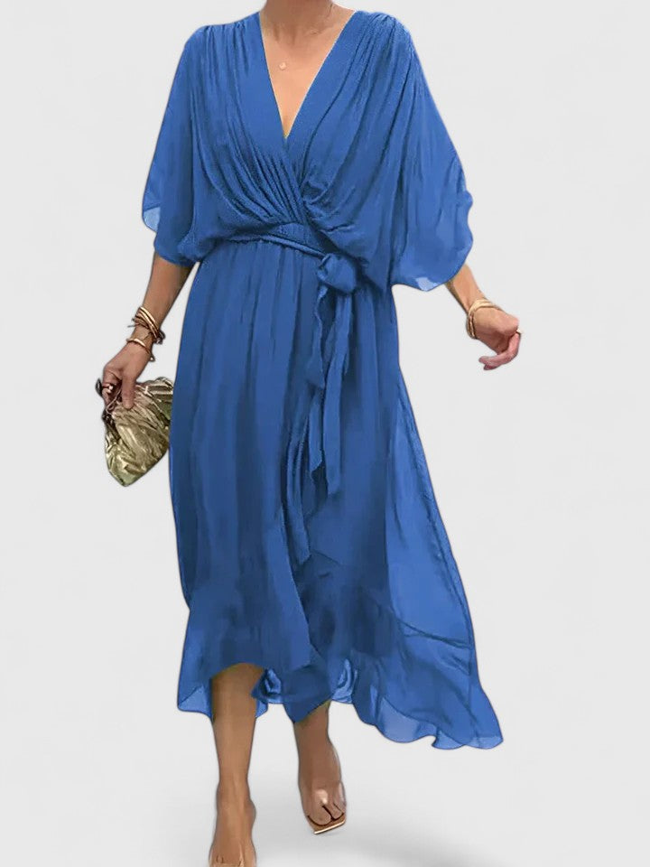 Nada | Vestido elegante con escote en V