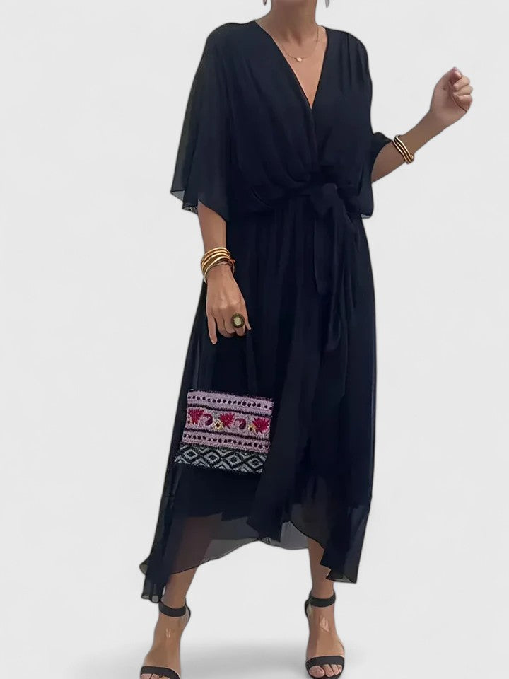 Nada | Vestido elegante con escote en V