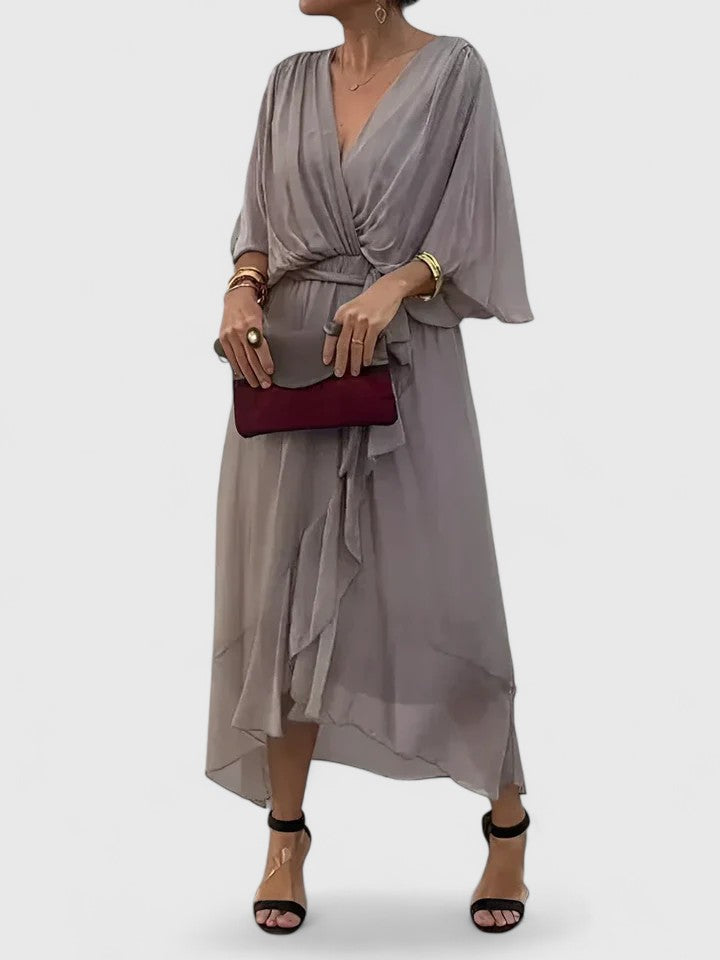 Nada | Vestido elegante con escote en V