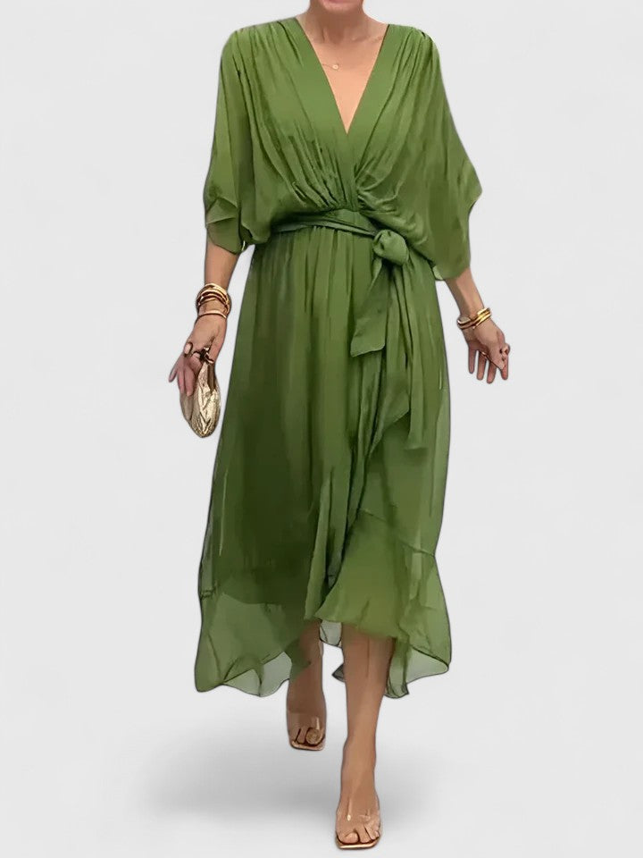 Nada | Vestido elegante con escote en V