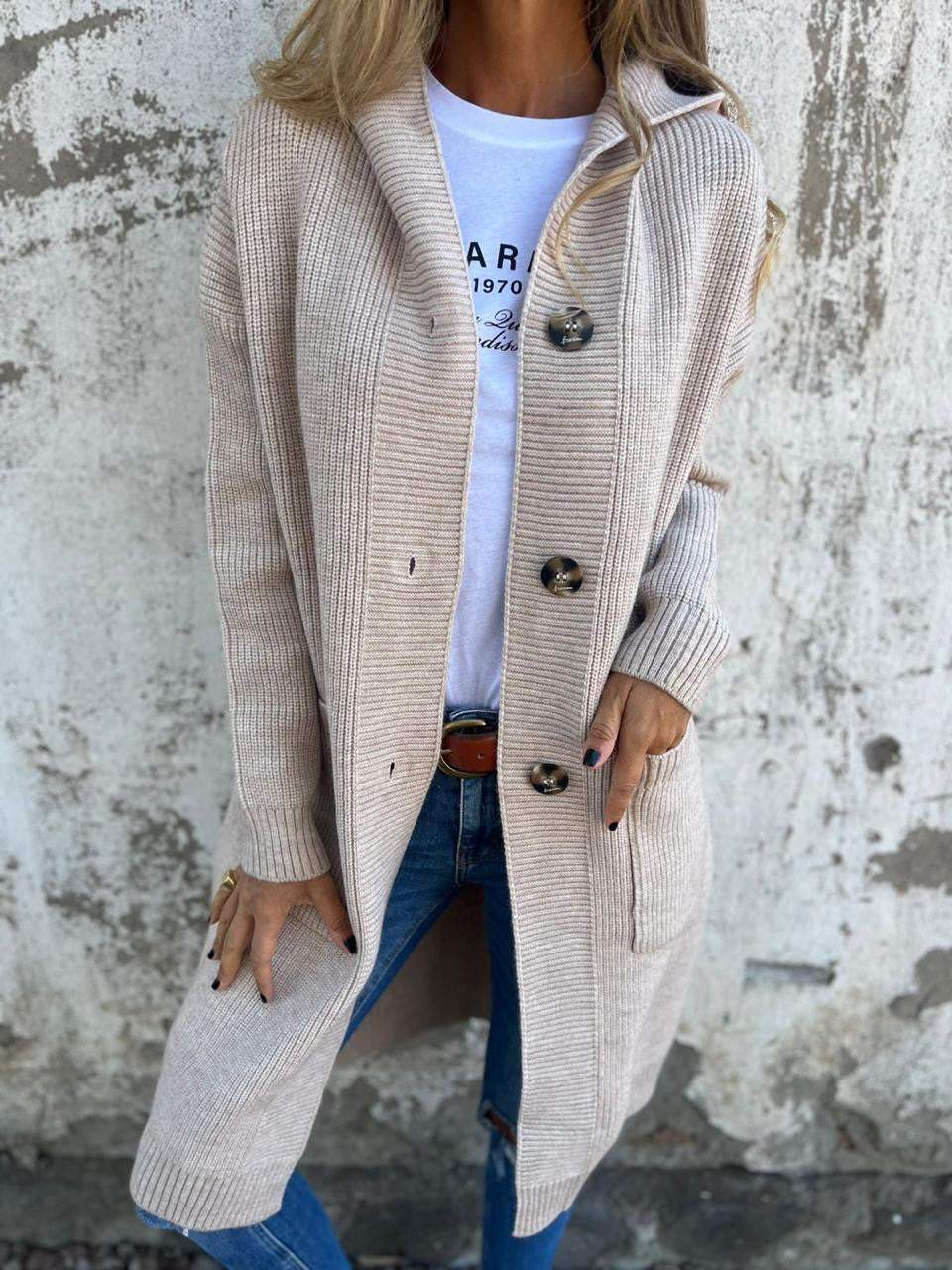 Ursule – Elegant Long Cardigan