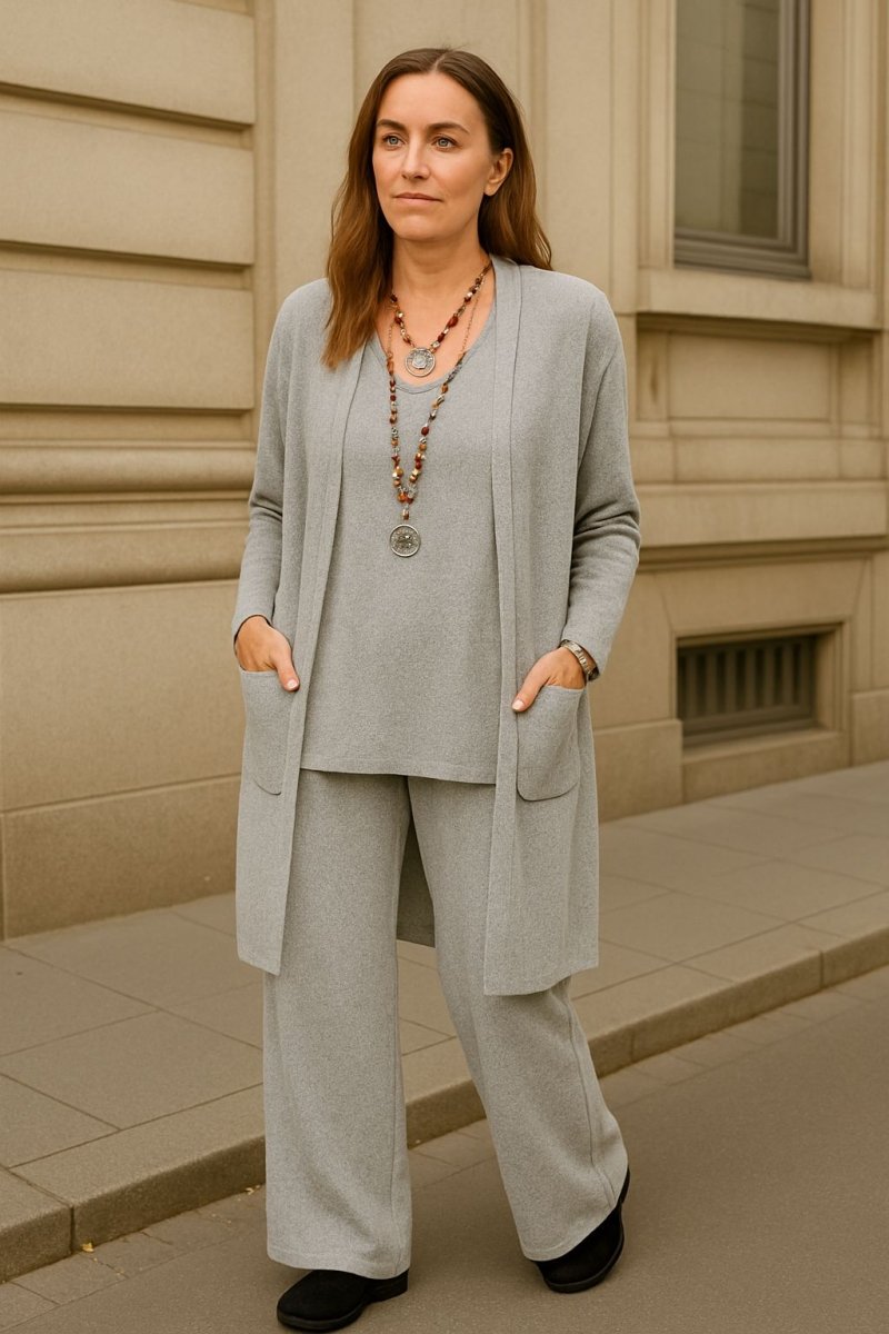 Julia Cardigan, haut et pantalon