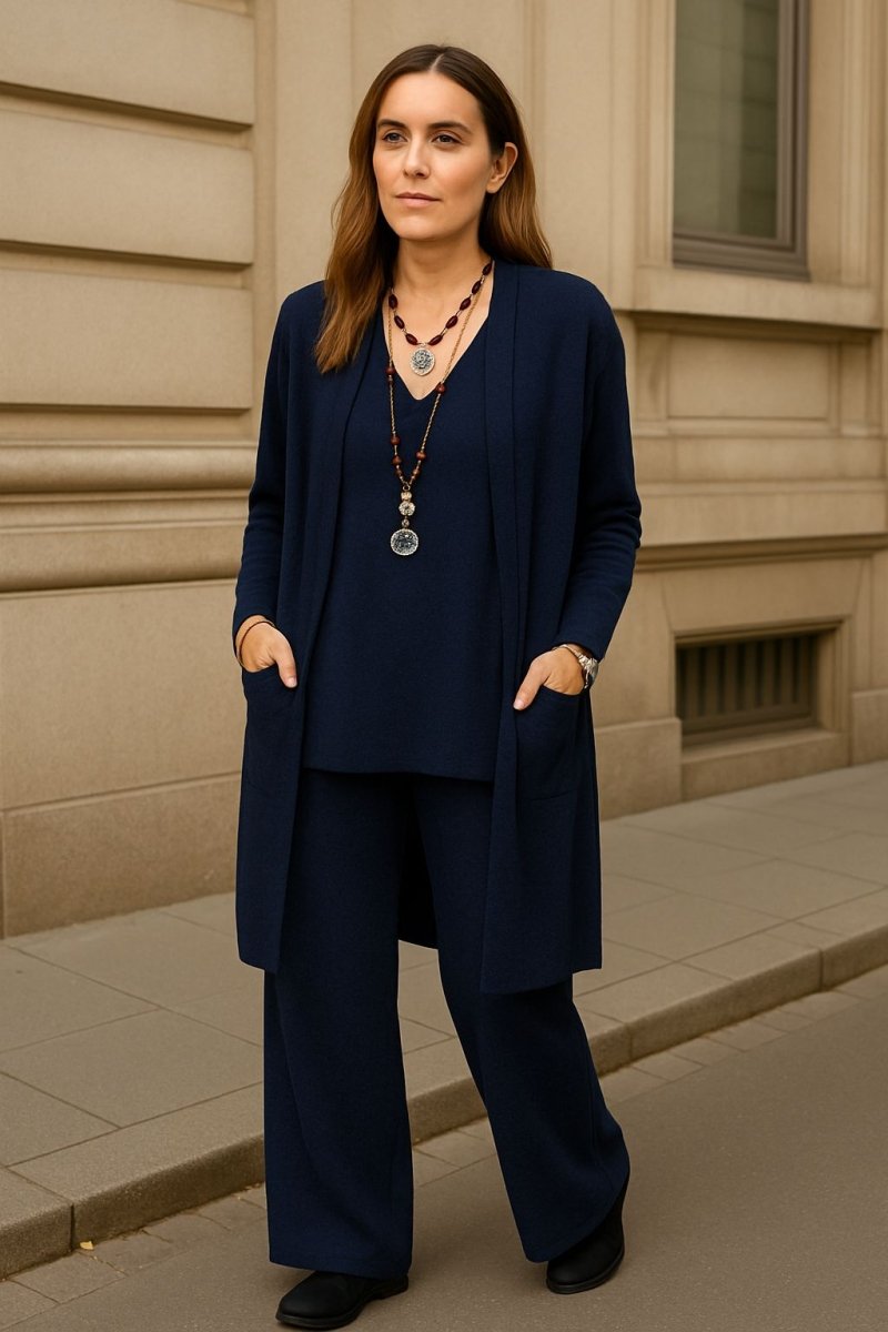 Julia Cardigan, haut et pantalon