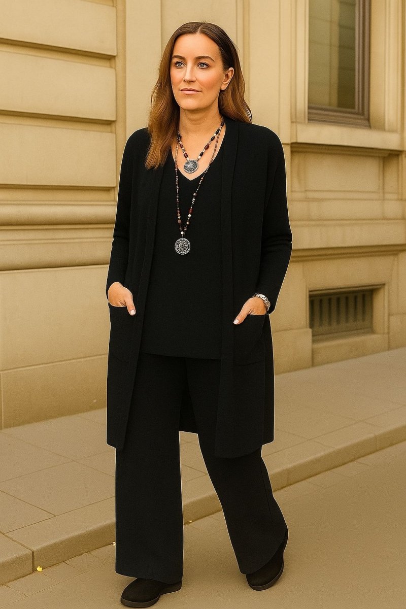 Julia Cardigan, haut et pantalon