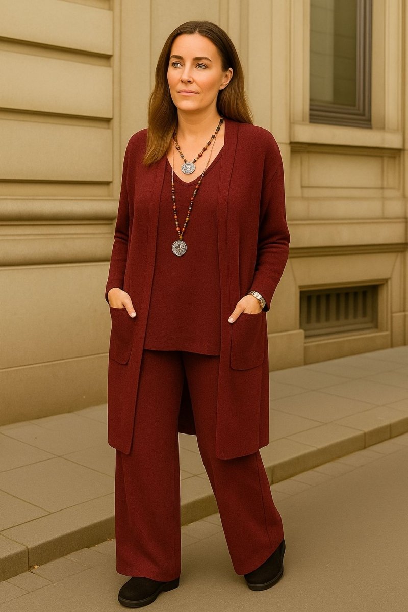 Julia Cardigan, haut et pantalon