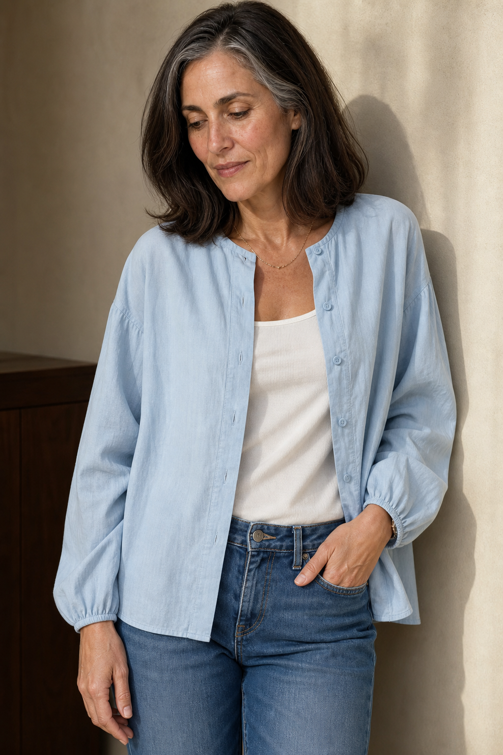 Wearbella – Loose Fit Button-Down Shirt