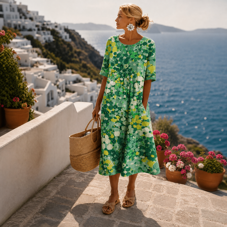 Jenna - Airy Midi Dress
