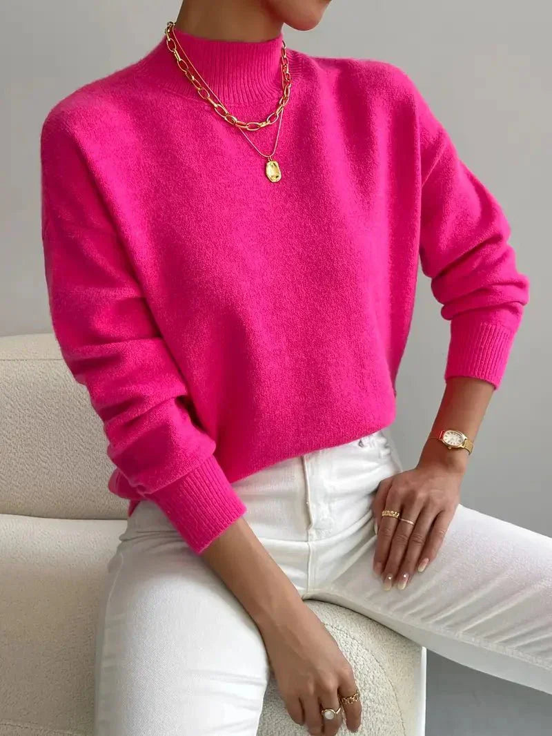 Marilena – Pull col roulé élégant