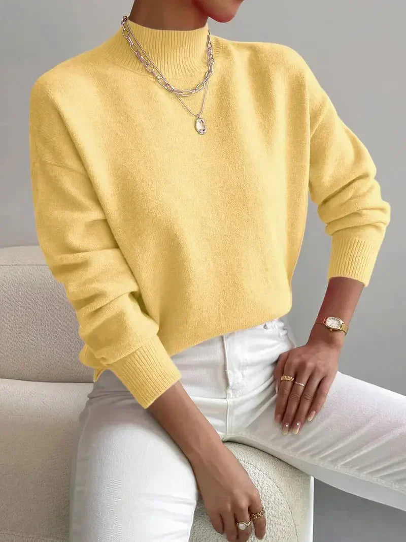 Marilena – Pull col roulé élégant