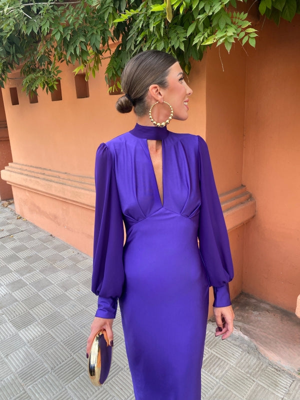 Robe violette Monaco