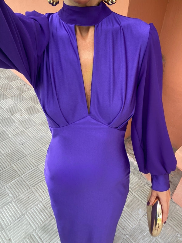 Robe violette Monaco