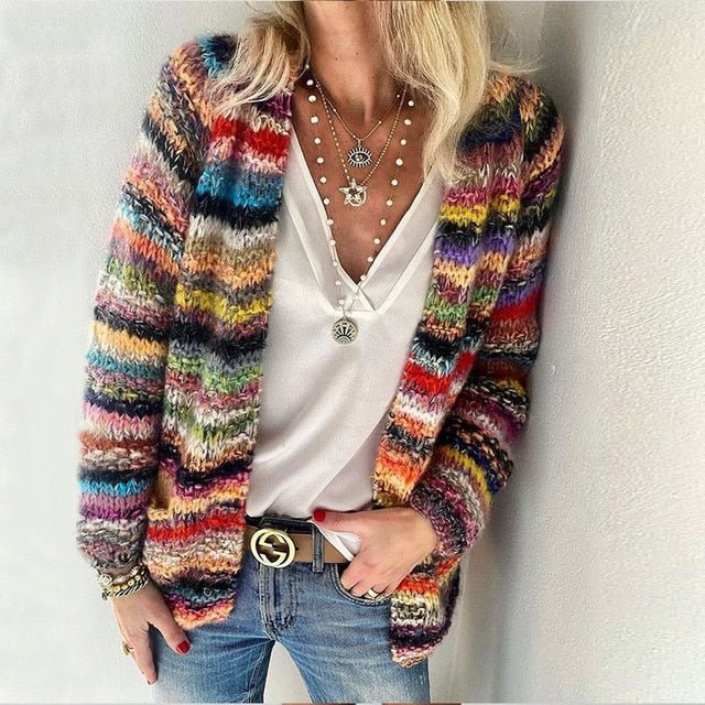 Penelope | Suéter de Punto Multicolor