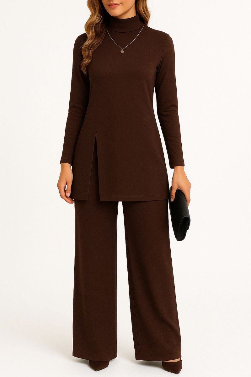 Ensemble haut col roulé et pantalon Naomi