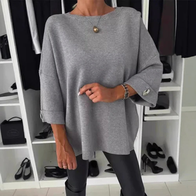Millie – elegantní top s knoflíky na rukávech