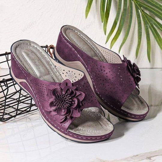 Gavrielle - Soft Leather Sandals with Arch Support