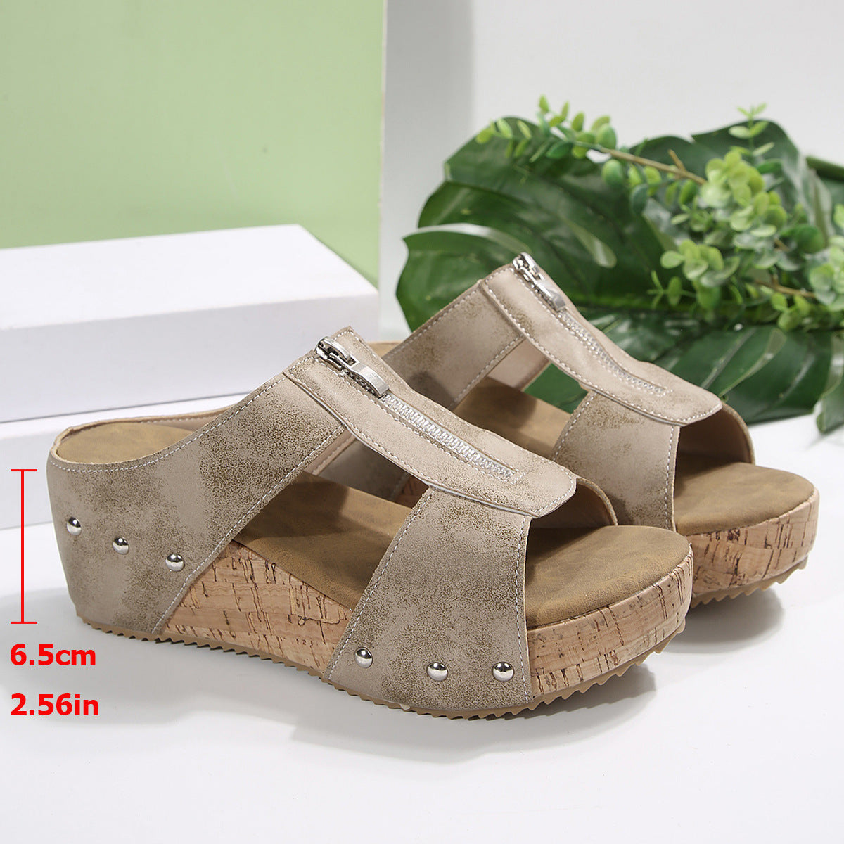 Calista™|Stylové sandály na klínku