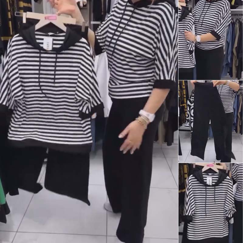 Janel | Ensemble haut et pantalon modernes