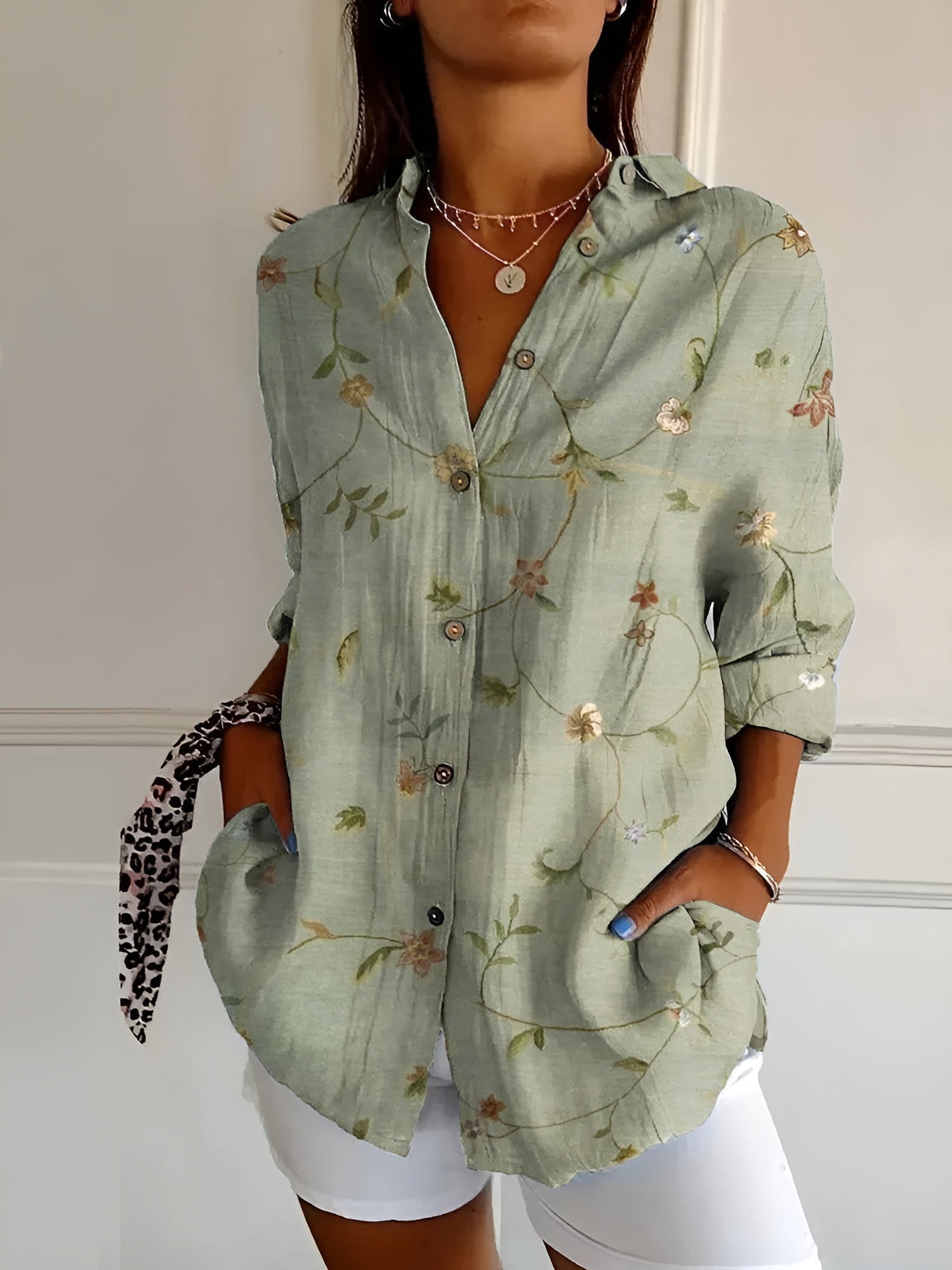 Maia | Květinová letní halenka