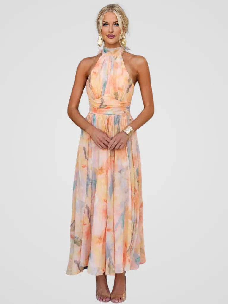 Peppa | Robe midi fleurie