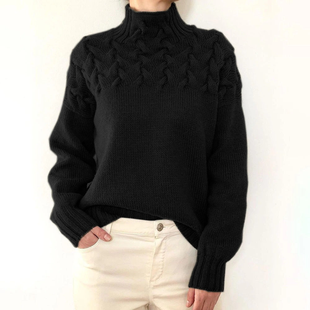 Elena | Col roulé tricoté chaud